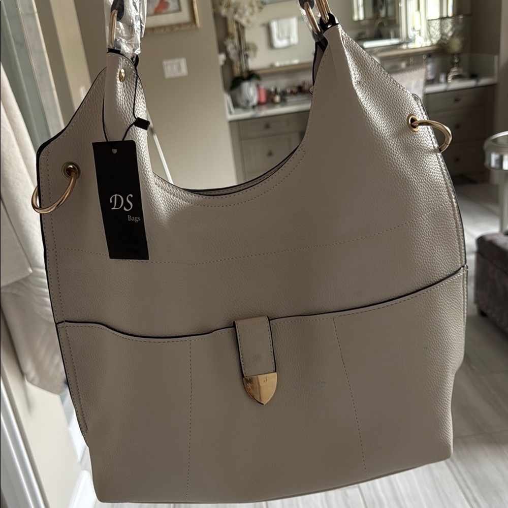 Elegant Cream Women's Bag - Picture 4 of 6